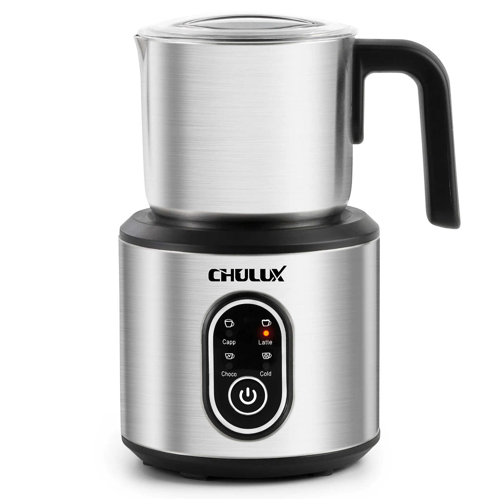 Automatic Heating Stainless Steel Electric Milk Frother for milk foaming