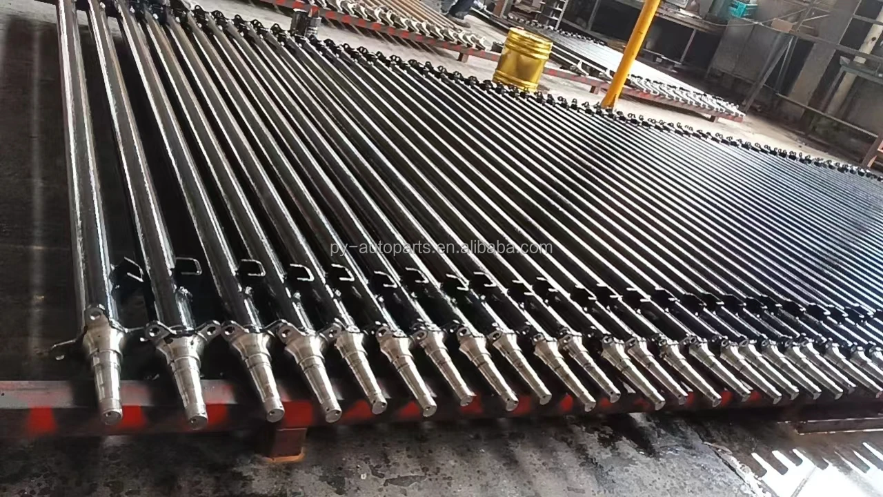 Manufacturer Tourist Trailer Steer Axle Beam Air Suspension Parts With Spindle Assemble