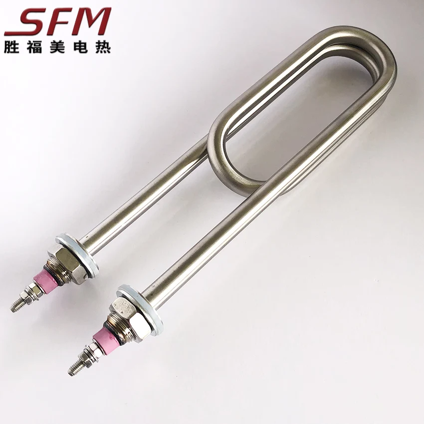 SFM Energy Saving Industrial Stainless Steel 304,316 Screw Plug Flange Immersion Tubular Heater For Water/Oil/Acid Heating