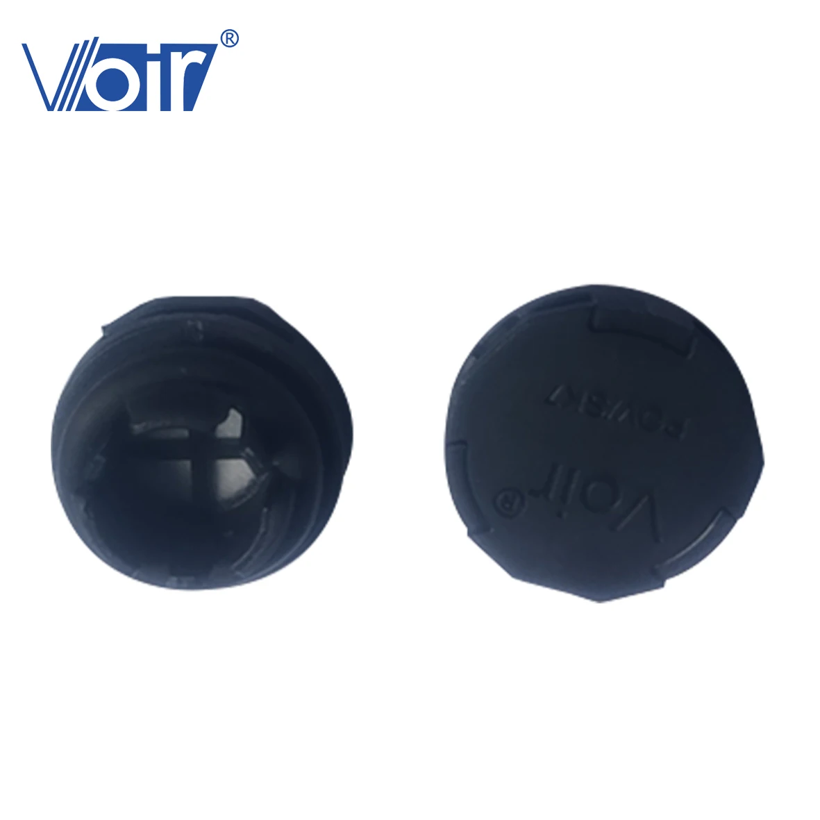 Voir e-PTFE Snap-in Round Black Plastic IP67 IP69K Waterproof  Pressing Air Vent Plug Balance Pressure Valves