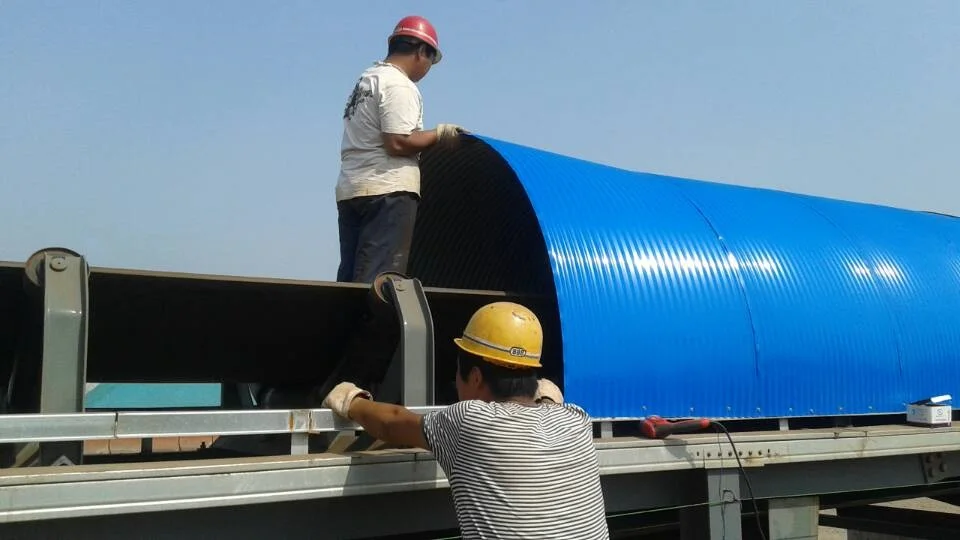 Conveyor Water Proof Cover Clamps for Conveyor Belt UV Radiation Resistance for Outdoor Belt Conveyor System
