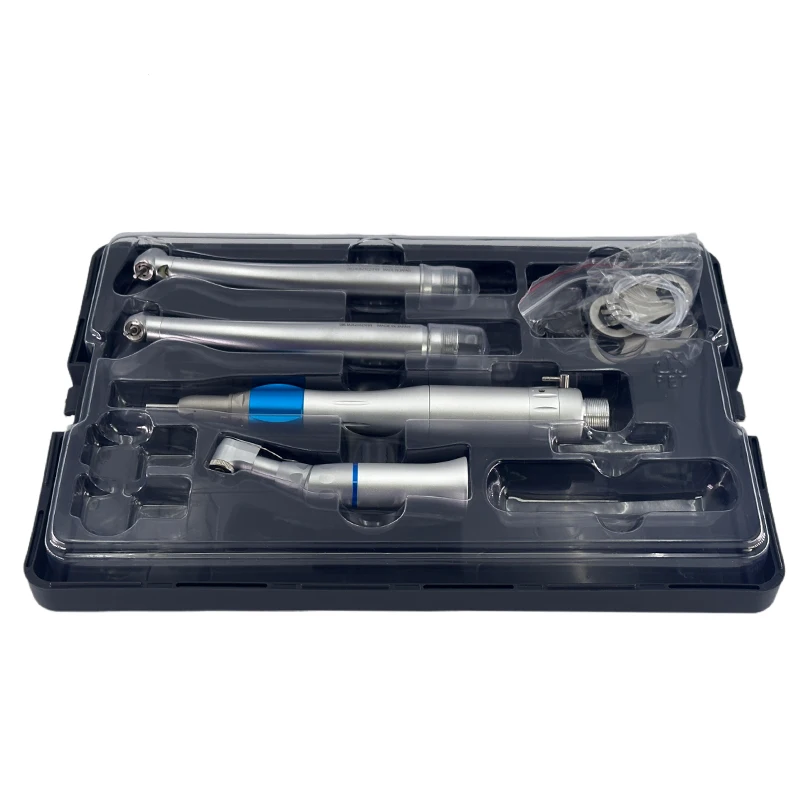 New Dental Student Handpiece Set Triple Water Spray LED High-speed Handpiece And External Water Way Low-speed Handpiece Kit
