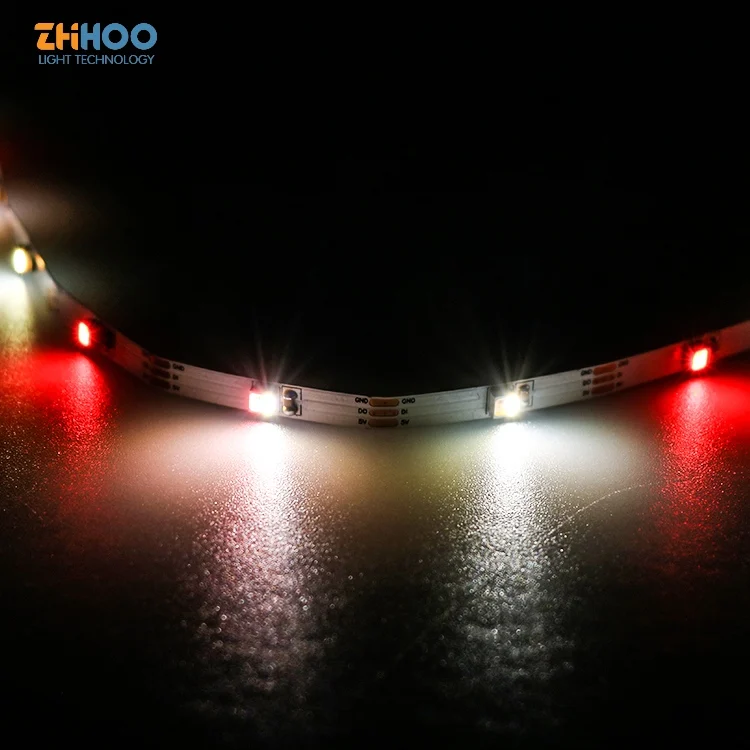 Manufacture Sk 6812 Led Strip with 12v 24v 30leds/m 5 Meter Roll Cri 85hot Sales Dream Light Led Strip RGB CHASING Color 3m Tape