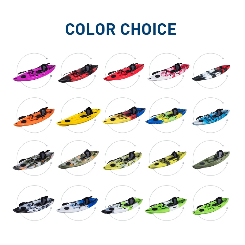 Sit on top fishing tandem white water kayak boat 12ft pesca for wholesale