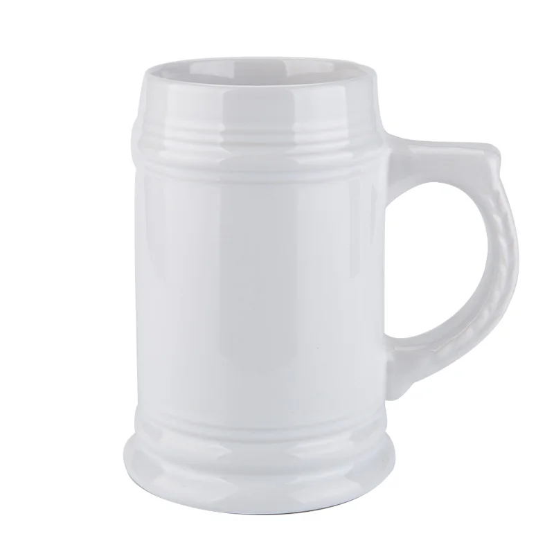 Custom logo 300ml ceramic beer mug oktoberfest German beer stein