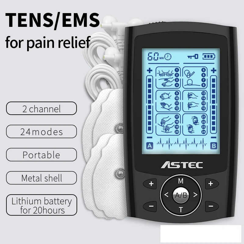 TENS EMS Physiotherapy Apparatus Muscle Stimulator Electrotherapy Device
