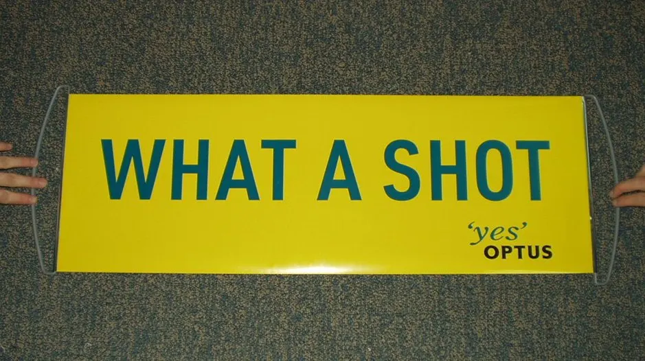 Fan Scrolling Banner, Soccer/Sports Fan Banner, Handheld Roller Banner