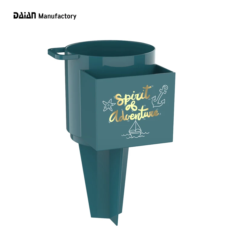 Hot Sale Eco Friendly Multifunction BPA Free ABS Plastic Beach Sand Cup Holder