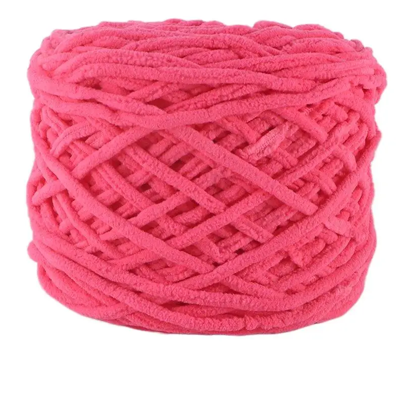 New Customization Hand Knitted DIY Chunky Knit Chenille Yarn Free Shipping for Cushion