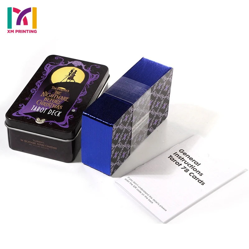 2024 With best quality Original Plastic Tarot Card 78 Pieces of Tarot Cards with Gold foil Waterproof Tarot Cards set
