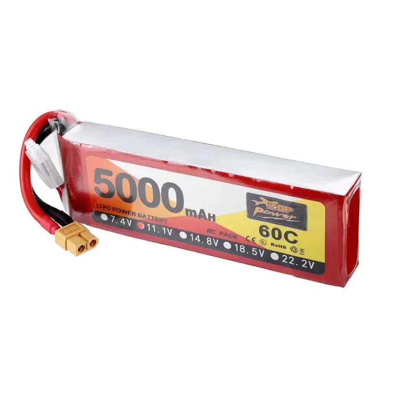 Factory Wholesale 2s 5s 65c Rc Car Truck Boat Toys 11.1v 5000MAH Rc Lipo Battery Pack