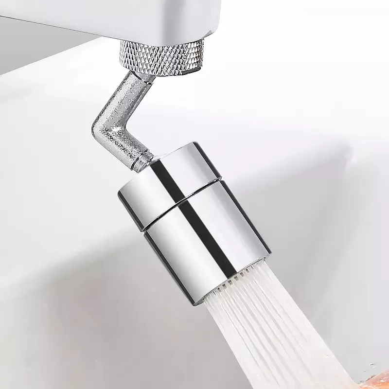 Brass 720 Degree Rotating Sink Faucet Aerator Rotatable Foaming Kitchen/bathroom Extender