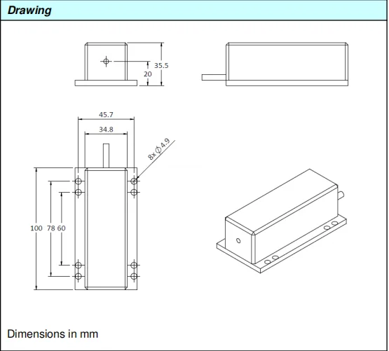 100mW 200mW Single Longitudinal mode 589nm yellow SLM laser for Holography