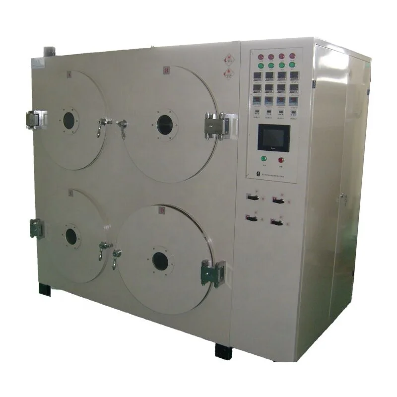 Gelon Dia600*750mm*4pc PLC Vacuum Drying Oven for Battery Electrode Dryiny Battery Manufacturing Equipment