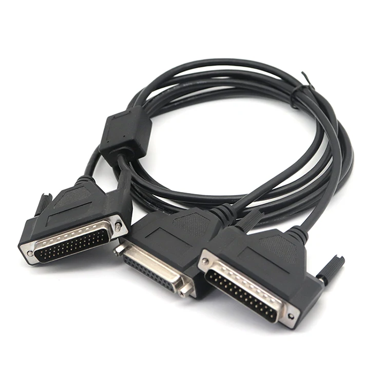 Пользовательский DB44Pin разъем мама-папа RS232 последовательный порт кабель Y-разветвитель