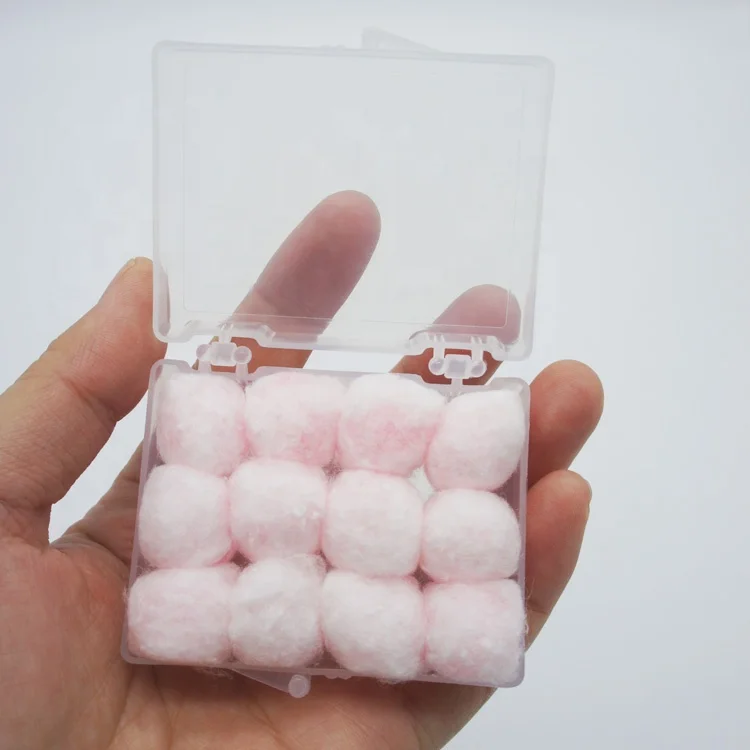 Hearing Protection pink shaped Wax Cotton sleeping earplugs Molded ear tips for custom hearing aids