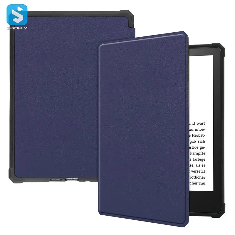 new Soft tablet case For Amazon Kindle paperwhite 2021 6.8 inch Smart PU Leather