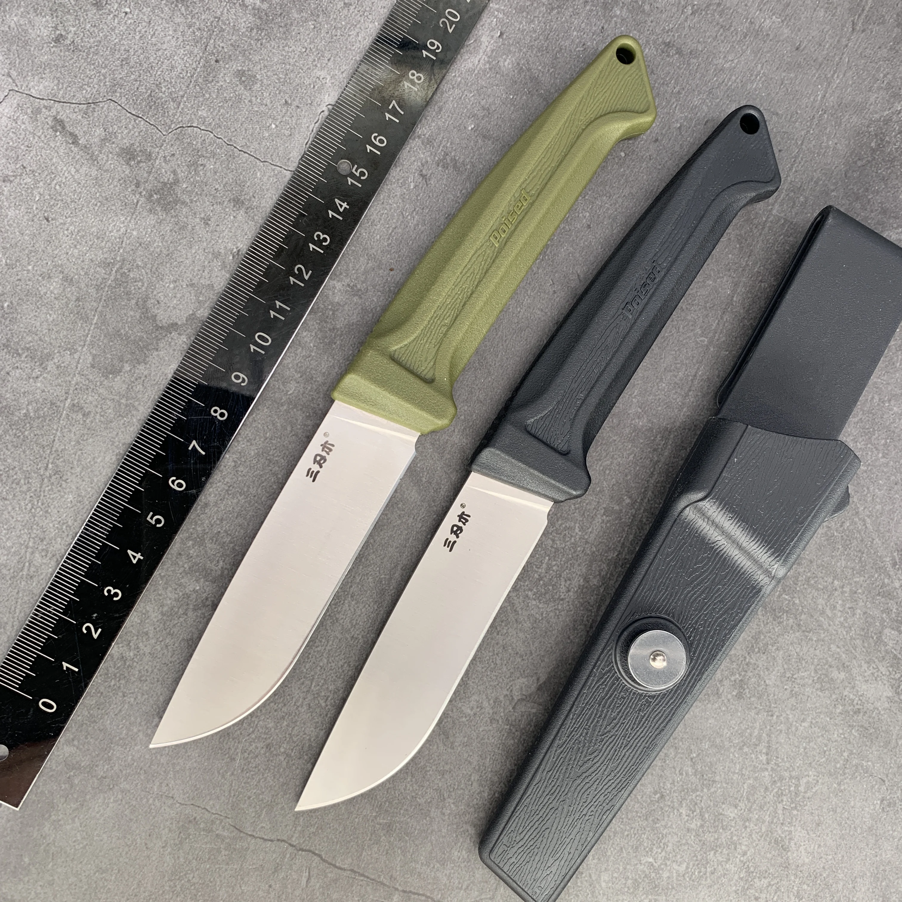 outdoor damascus steel Colombia gerber S708 pocket knife fold fixed blade knife mushroom knife