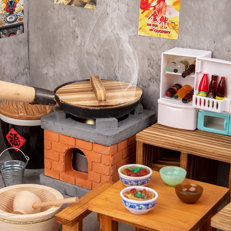 Kids Simulation kitchen toy funny Pretend Play Set children wooden toys