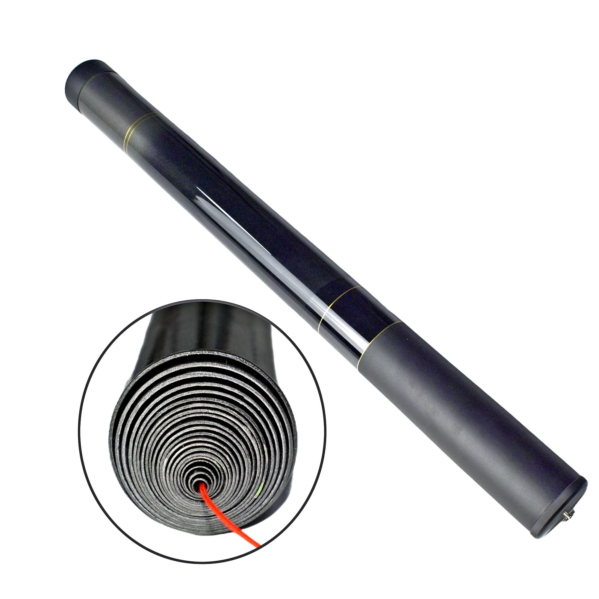 YJLA37 Telescopic Flag Pole 1.5m-7.0m Carbon Fiber Flag Stand Ultra-Lightweight Fast Action Fishing Rod for River Fishing