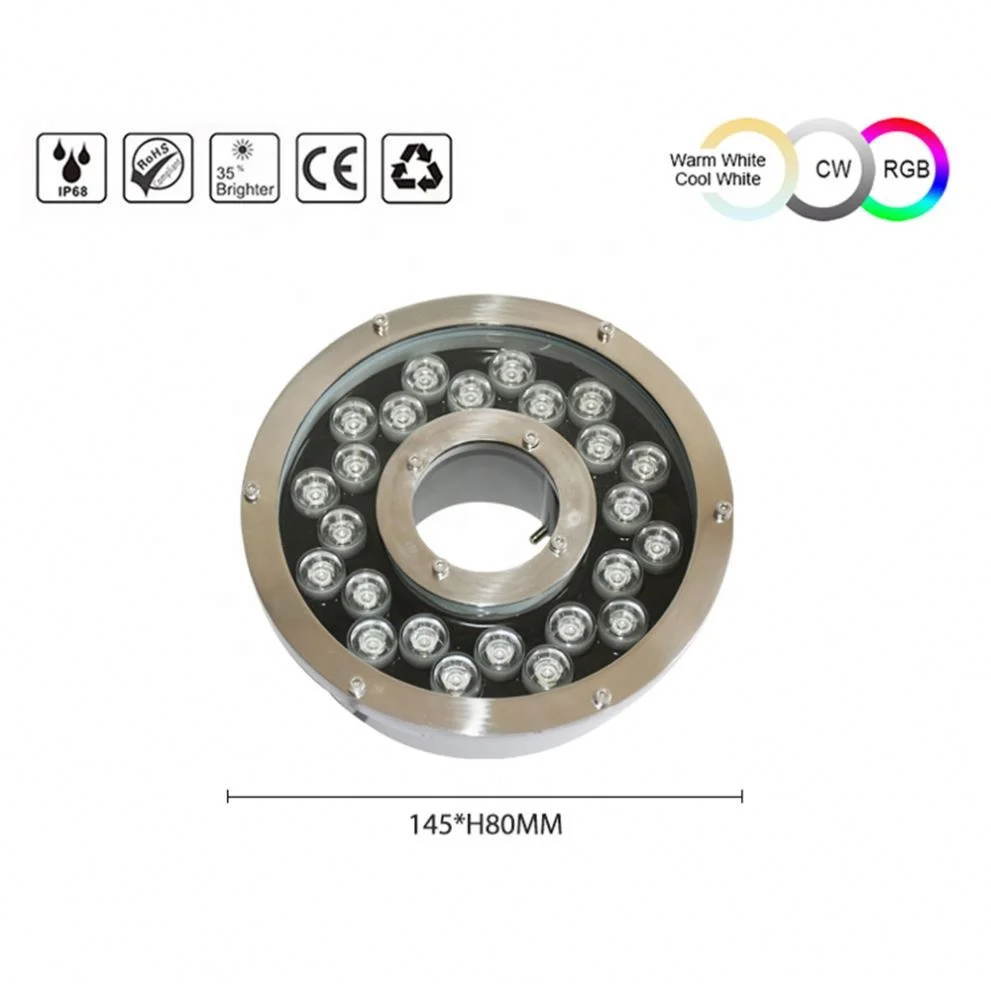 Fountain Lights Underwater Water Dance Light Fountain 6W 9W 12W 15W 18W 24W Christmas Fountain Light