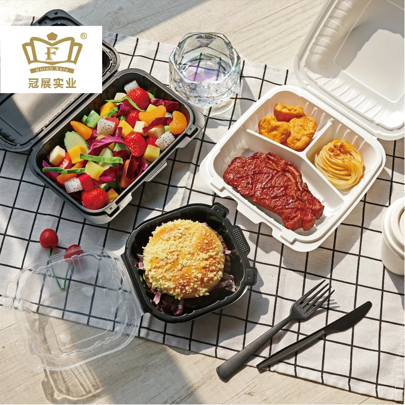 to go boxes food storage container microwave safe hinged lid plastic containers sturdy heavy duty reusable meal prep lunch box