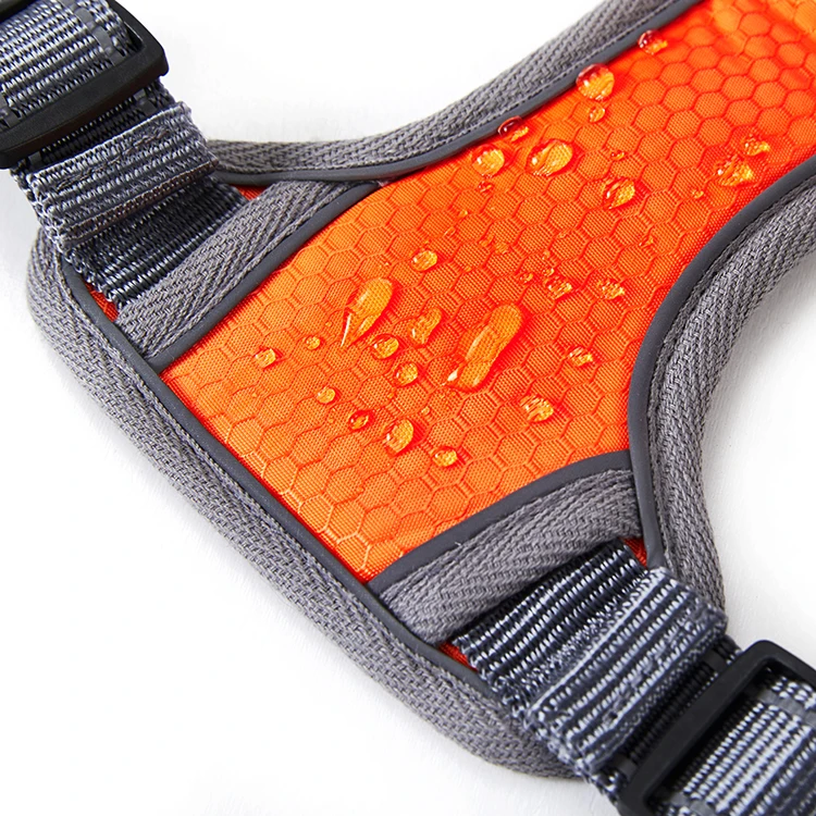 Multifunctional Dogs Backpack Tactic Training Seat Belt Luxury Leash Set Simple Chest Adjustable Go Out And Walk Dog Pet Harness