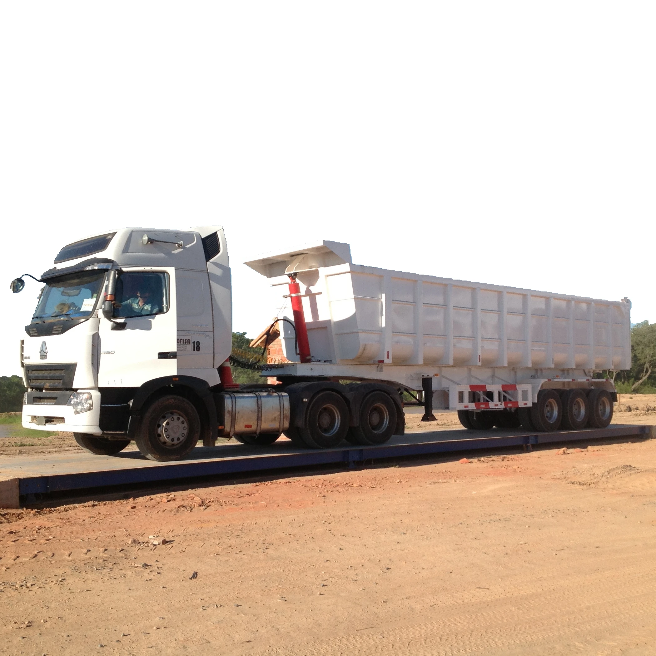 China best price 3 Axles 45 CBM Heavy duty Rear Dump Semi truck Trailer for sale