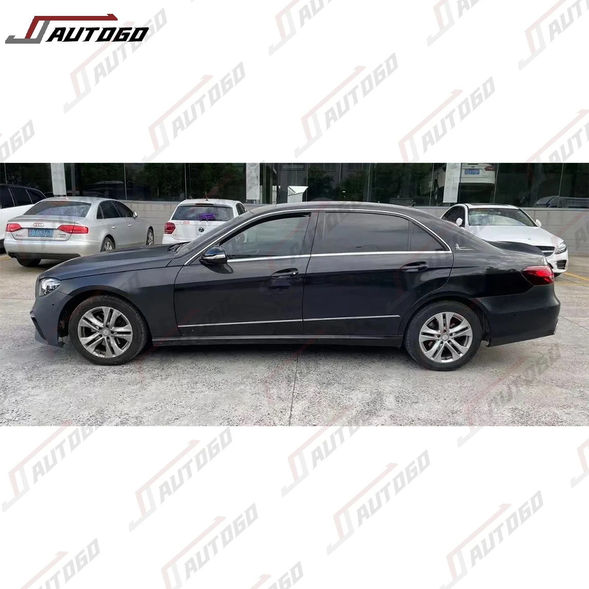 Bodykit For Benz W212 E 2009-2017 upgrade to 2021 AMG Front Rear Bumper Grille Hood Fender Side Mirror Headlight Taillight Trunk