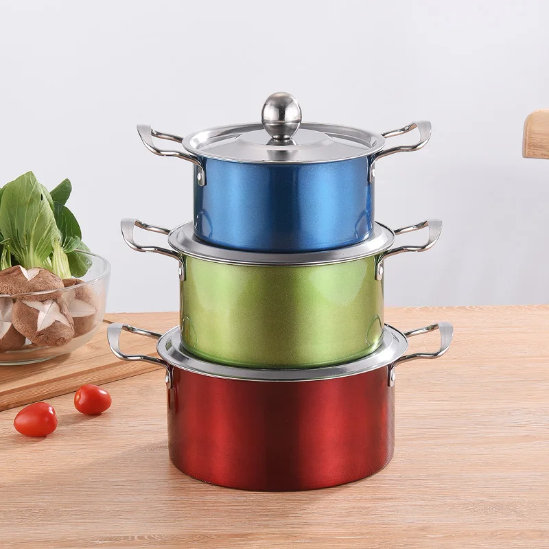 Stainless steel  pot set gas stoves electromagnetic stoves general cookware sets