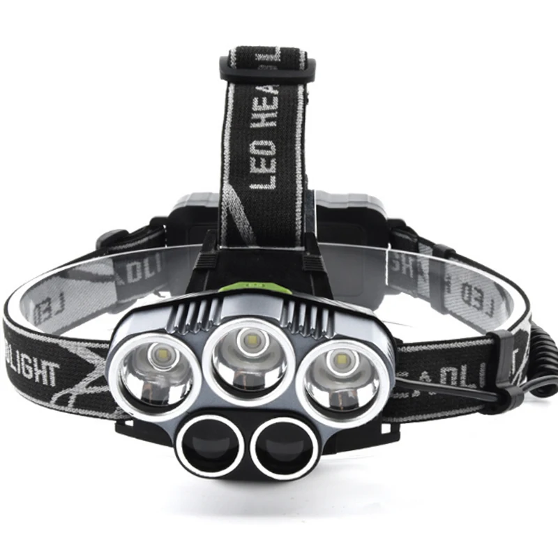 Portable Wholesale Powerful Waterproof USB Zoom Rechargeable Head Lamp Four Modes Led Head Lamp Torch Headlamp