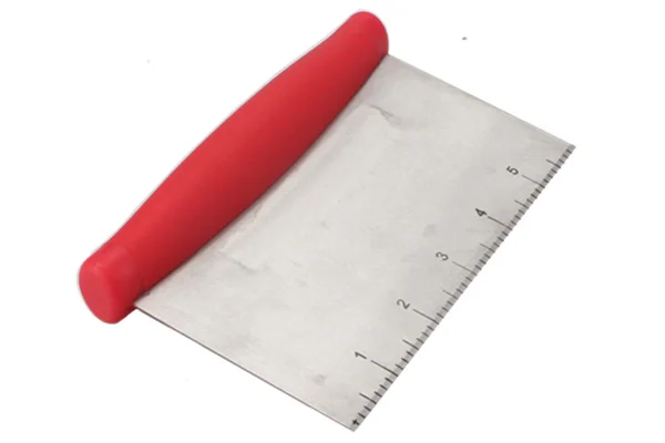 Stainless Steel Dough Scraper,  Pizza and Dough Cutter, Bench Scraper