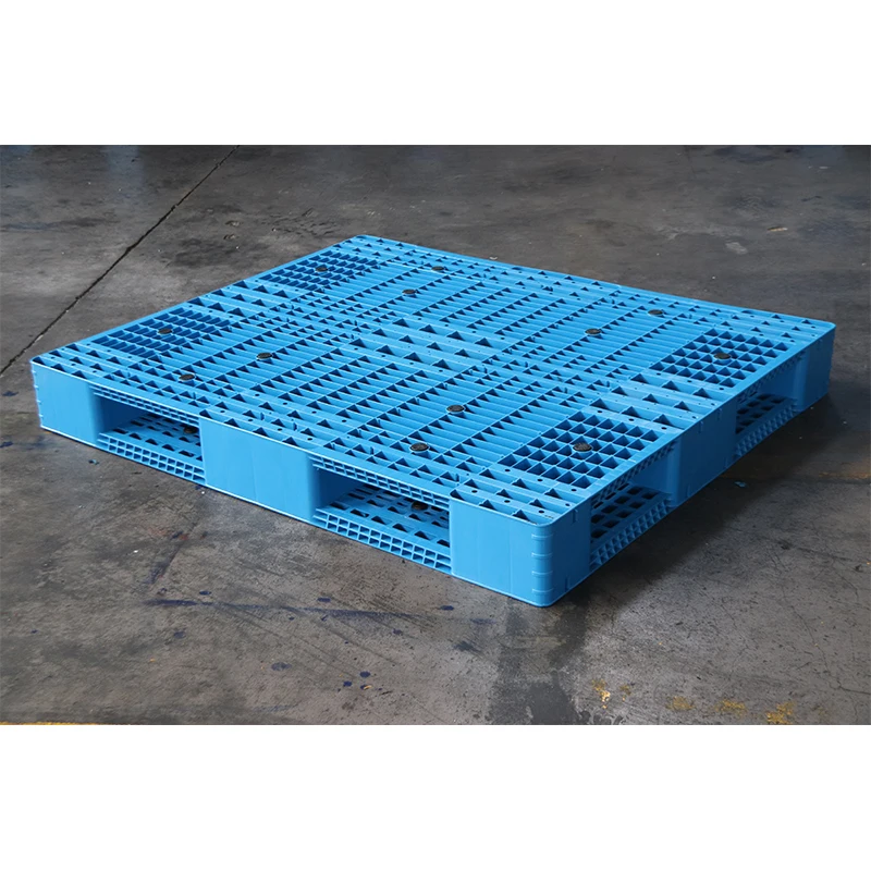 LIKU Industrial Heavy-Duty Rack Grid Double-Sided Tray Durable HDPE Warehouse Nestable Plastic Pallet