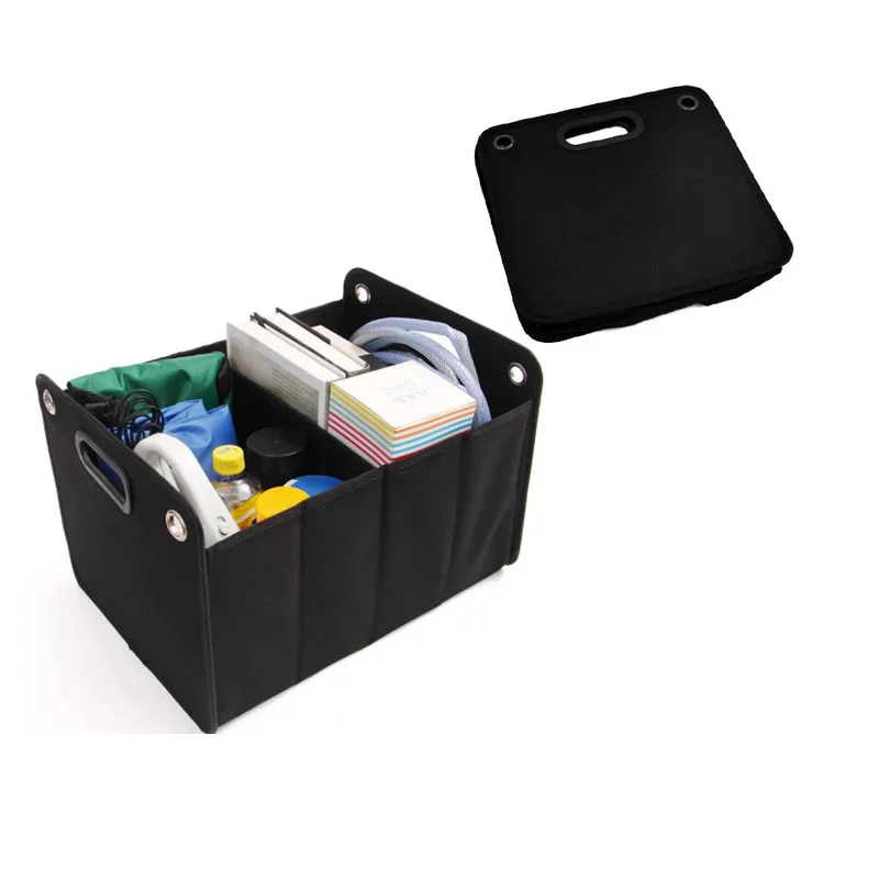 Auto Black Car seat travel bag Back Folding Storage Box Multi-Use Tools Organizer Car Portable Storage Bags packing cubes
