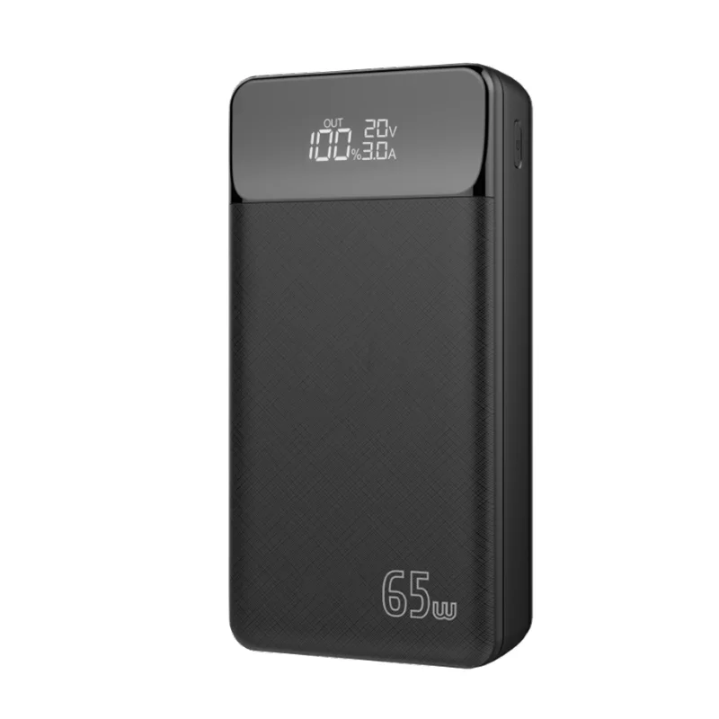 
Large capacity Qc3.0 65w pd power bank 30000mah fast charger usb type c for Laptops Samsung Dell 
