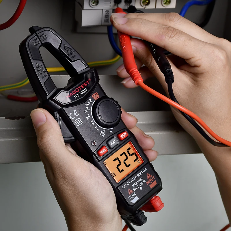 Hot Sale HABOTEST HT200A Low Price Auto Range Pocket Digital Clamp Meter with Capacitance