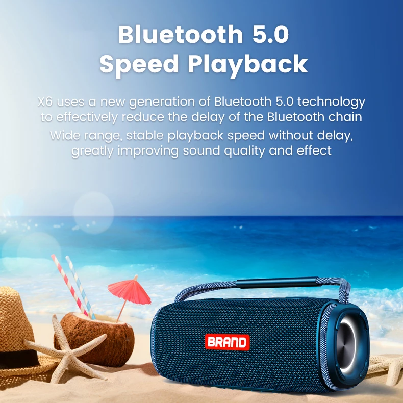 Топ продаж мини небольшой портативный водонепроницаемый для IPX6 boombox оригинальный наружный динамик