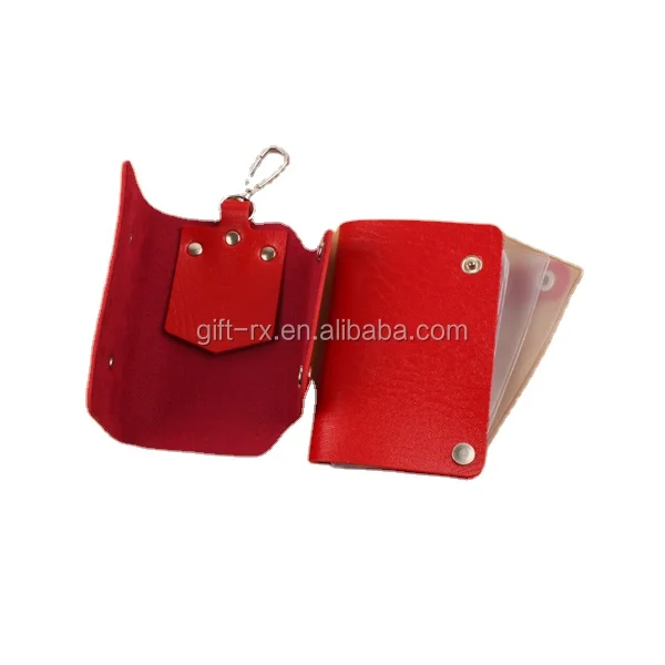 2024 Fashion Design 15 pockets PU leather Case For business card/ID card