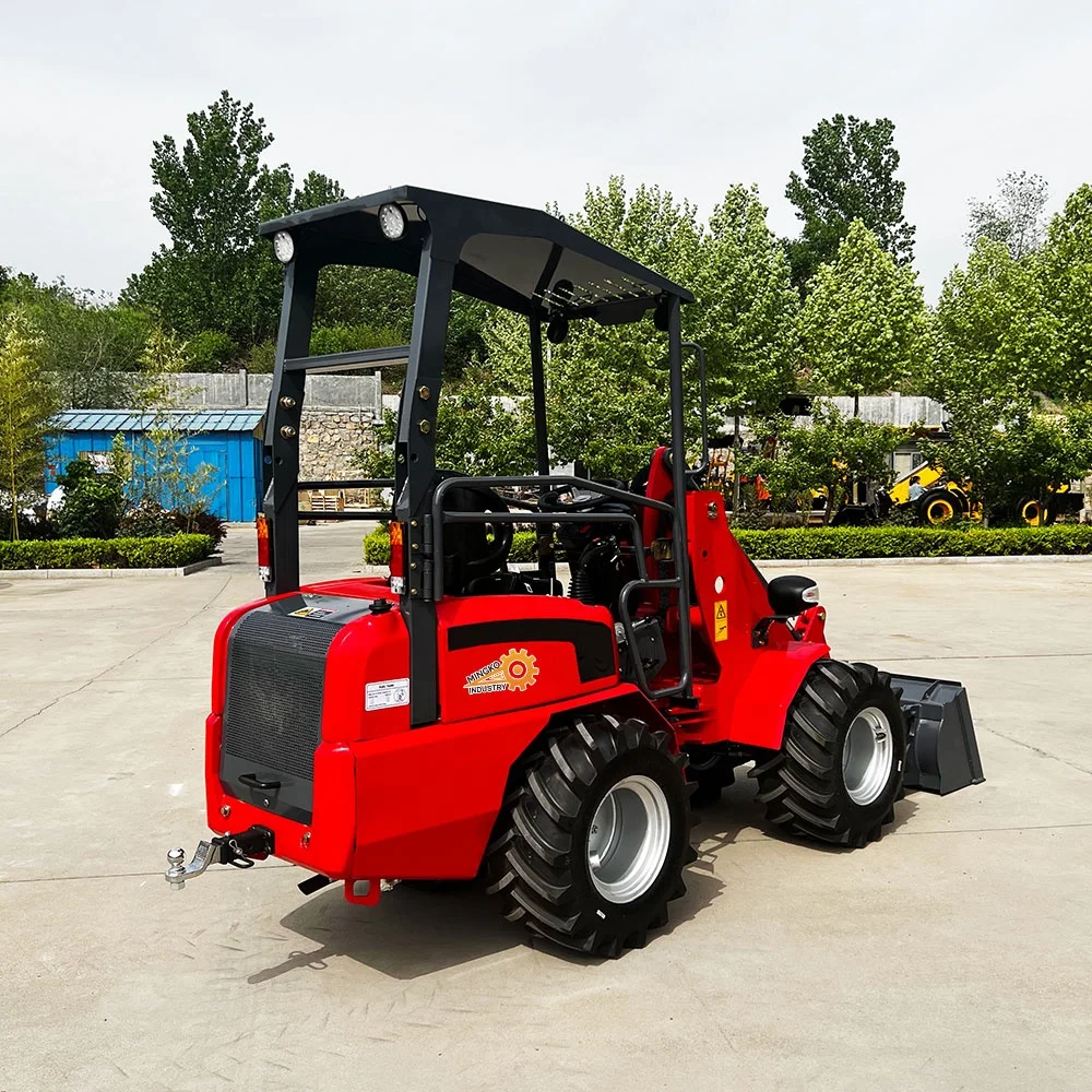 Wheel Loader with Telescopic Arm Bucket Capacity 0.3CBM Articulated Loader MK180