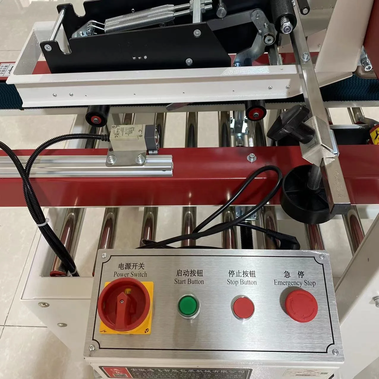 Automatic Carton Cardboard Box Packaging Machine Case Sealer Tape Carton Sealing Machine pneumatic carton sealing machine