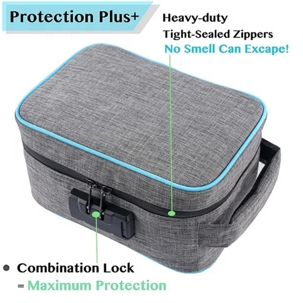 Коробка для хранения, лидер продаж, пахнущий запах, защита от запаха, углеродное волокно, сумка для багажа, чехол, пенька для травы