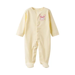 Wholesale new born baby clothes romper infant & toddler footed pajamas