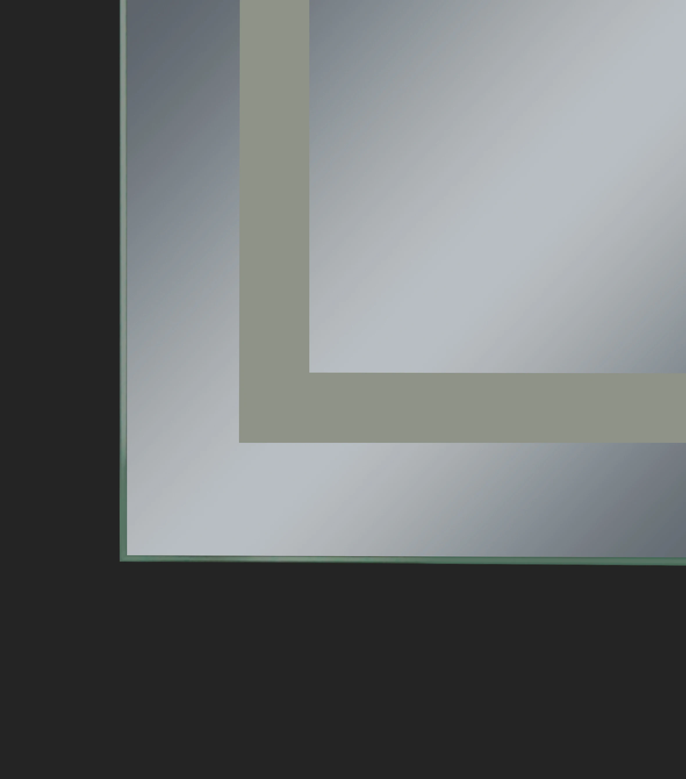 
Bathroom LED Mirror 22 inch Android Shower Mirror waterproof TV 