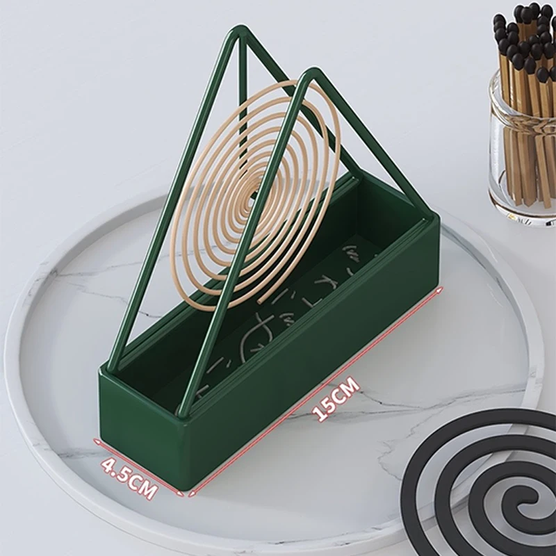 Mosquito Coil Holder,Incense Holder Iron Mosquito Coil & Incense Burner Metal Frame for Home Outdoor Patio