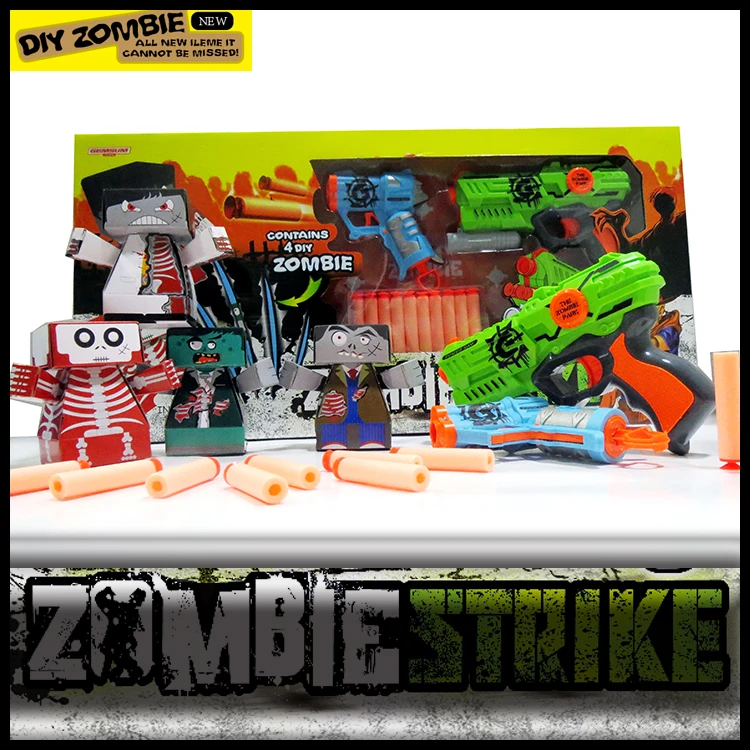 Plastic Safe Airsoft Rifles Mini Pistol Shooting Toy Gun ABS Soft Bullet Toy Gun