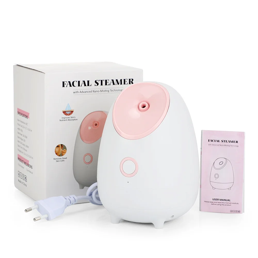 Skin Rejuvenation Heating Facial Moisturizing Fruits and Vegetables Beauty Ionic Facial Spray Nano Mist Face Steamer