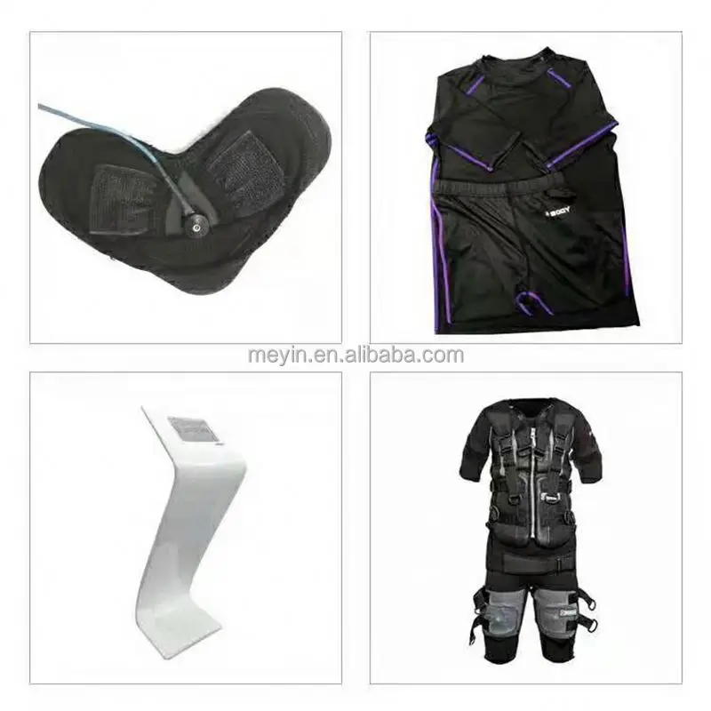 Powerful New Wireless Electric Muscle Stimulator Suit / Electro Fitness Aleti/ Ems Training Machine