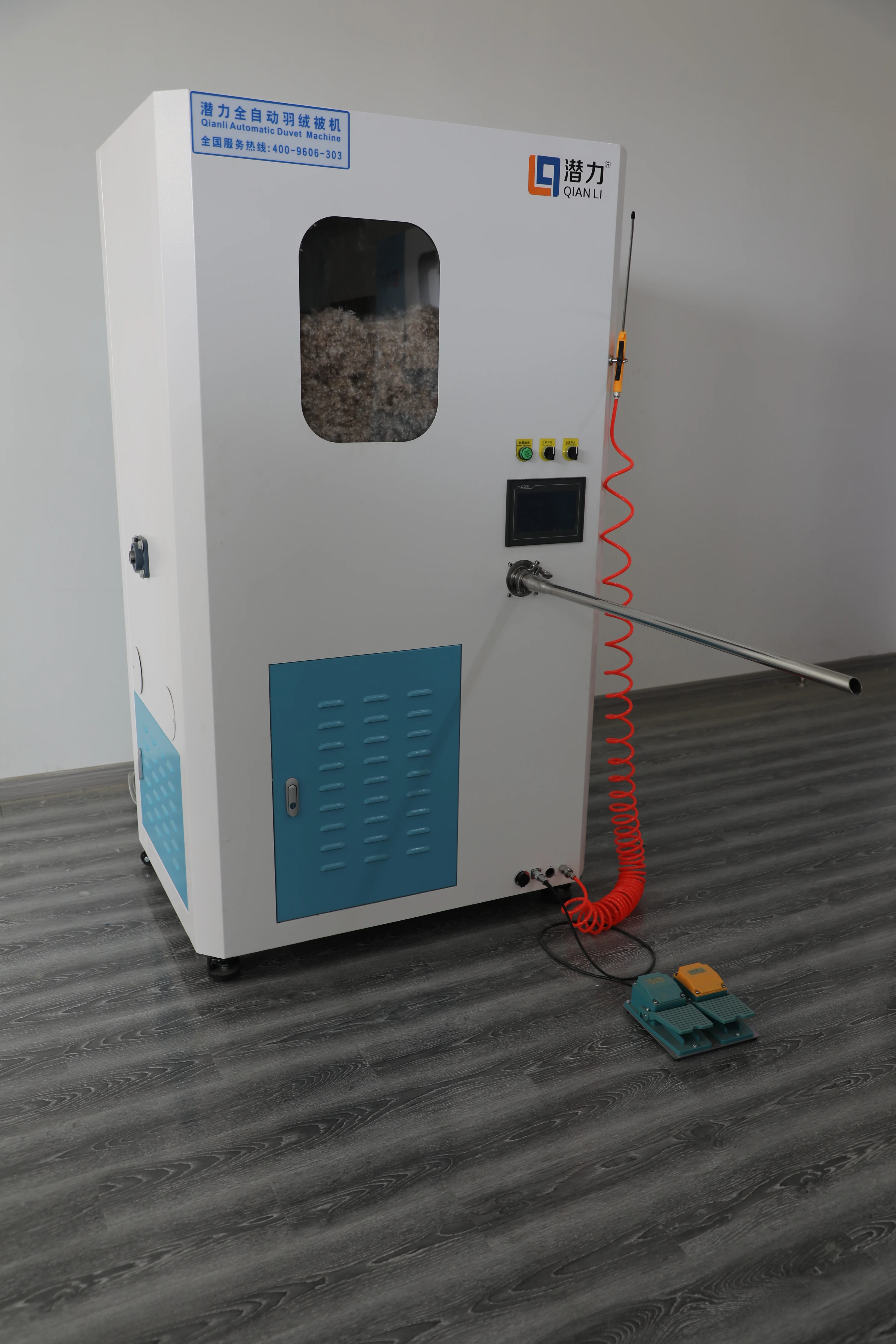 QIANLI QLV-2 Fully automatic profession Down comforter filling equipment Duvet filling machine