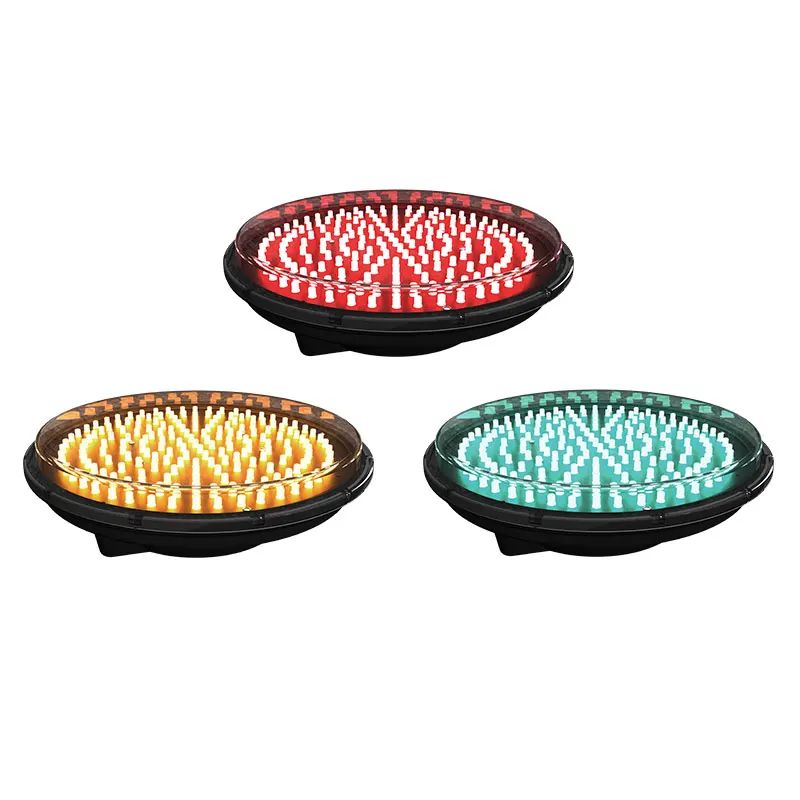 ZGSM semaforo led 100mm 200mm 300mm full ball traffic signal heads for road traffic lights