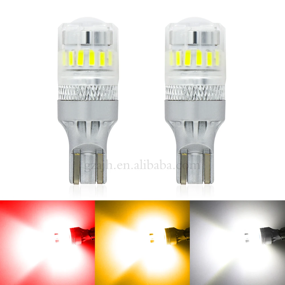High brightness T15 W16W Back-up Reversing light 12V Auto LED light Bulb white 4014 3030 SMD Replace for car